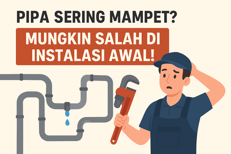Pipa Sering Mampet? Mungkin Salah di Instalasi Awal!